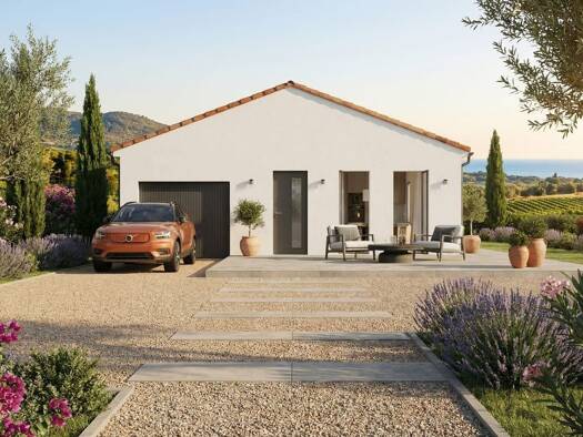 Terrain avec maison neuve à vendre 171 471 € 2 pièces 1 chambre 50 m² 400 m² de terrain Benon 17170