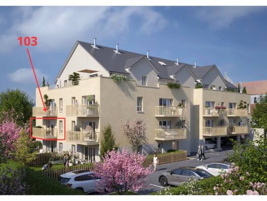 Appartement à vendre - neuf 263 000 € 3 pièces 2 chambres 73,4 m² dès le 31/12/2027 Nord Gournay-en-Bray 76220
