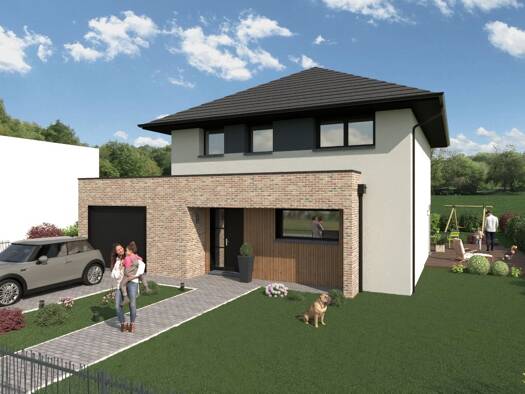 Terrain avec maison neuve à vendre 426 400 € 3 pièces 4 chambres 137 m² 936 m² de terrain Centre Ville Béthune 62400