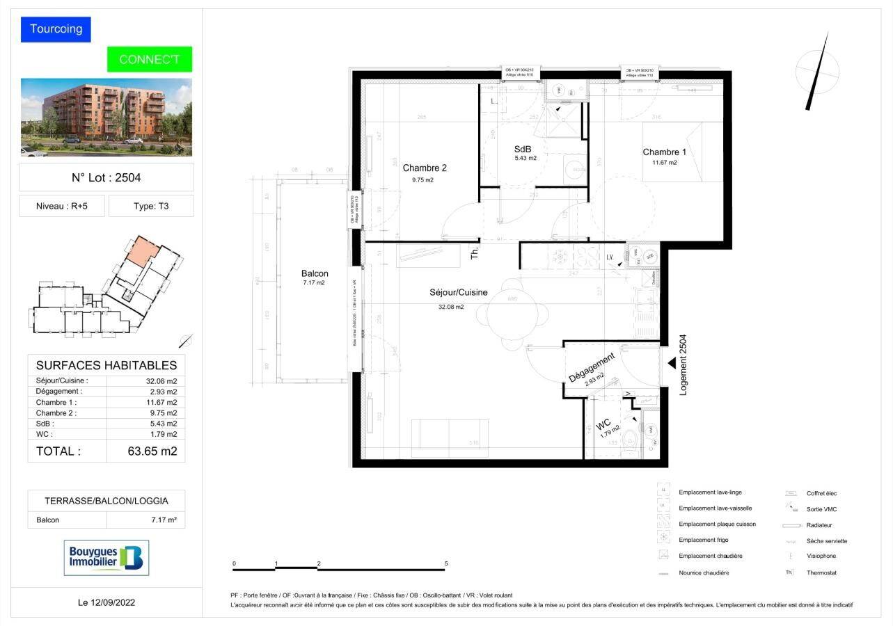 Maison à louer, 64m², TOURCOING