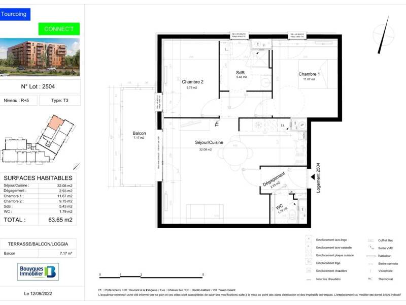 Maison à louer, 64m², TOURCOING