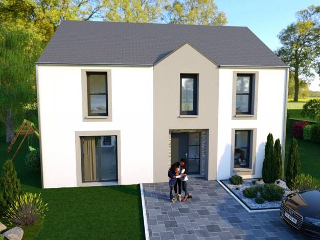 Terrain avec maison neuve à vendre 479 000 € 1 chambre 140 m² 279 m² de terrain Saint Blaise Carrières-sous-Poissy 78955