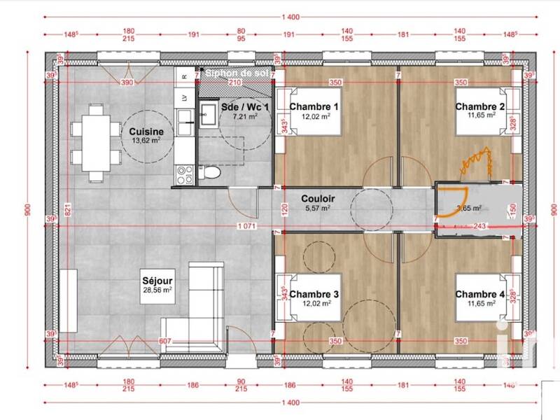 Maison à vendre, 105m², BRANNAY