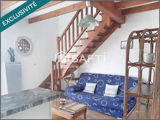 Duplex à vendre 174 000 € 2 pièces 1 chambre 38 m² Étage 1/2 Les Minimes-Tasdon La Rochelle 17000