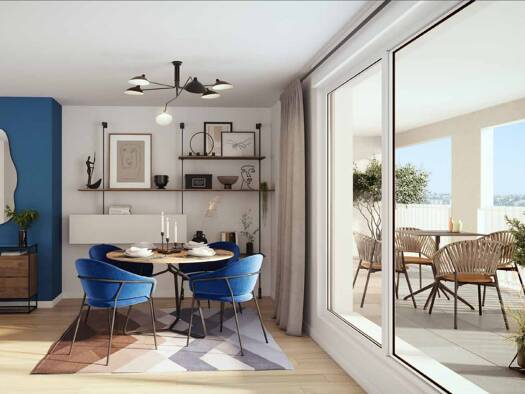 Appartement à vendre - Neuf 287 000 € 2 pièces 1 chambre 46 m² Étage 2/3 Fillière 74570