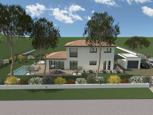 Terrain avec maison neuve à vendre 690 000 € 6 pièces 4 chambres 150 m² 1 057 m² de terrain Ouest Brignais 69530