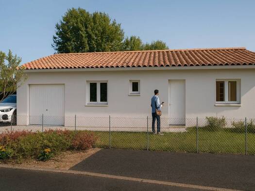 Terrain avec maison neuve à vendre 239 000 € 4 pièces 3 chambres 74 m² 440 m² de terrain Villars-les-Dombes 01330