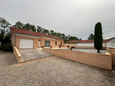 Maison de plain-pied à vendre 339 000 € 4 pièces 3 chambres 88 m² 800 m² de terrain St Romain de Jalionas 38460