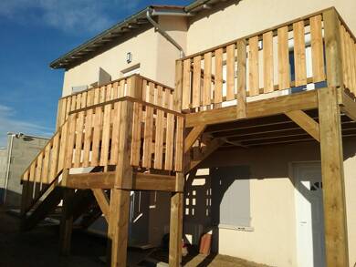 Duplex à louer 850 € 3 pièces 2 chambres 61 m² disponible à partir du 26/06/2025 Marcy-l'Étoile 69280