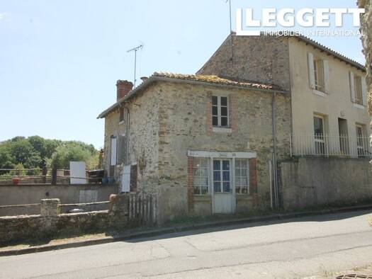 Maison à vendre 98 890 € 3 pièces 1 chambre 44 m² 30 m² de terrain Vouvant 85120