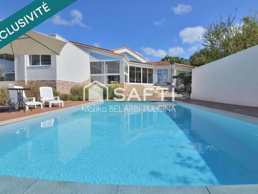 Villa à vendre 989 000 € 7 pièces 3 chambres 202 m² 1 762 m² de terrain Littoral Ouest Talmont-Saint-Hilaire 85440