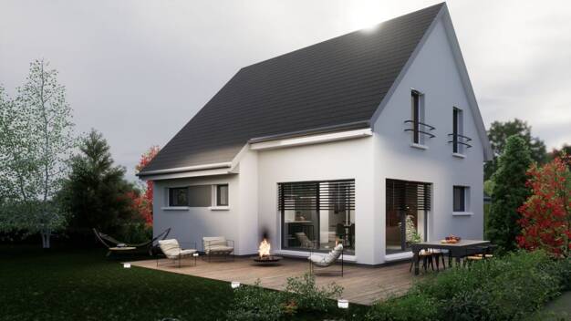 Terrain avec maison neuve à vendre 432 816 € Sundhoffen 68280
