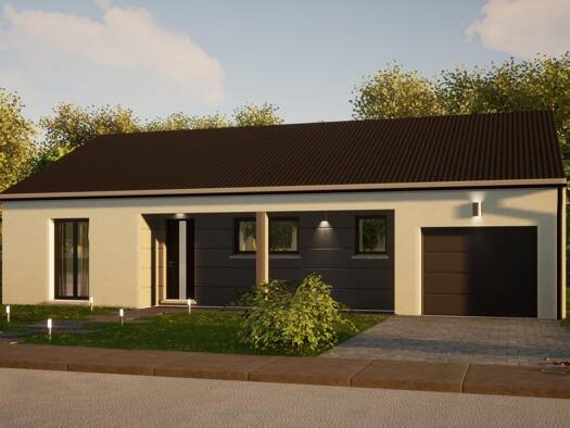 Terrain avec maison neuve à vendre 220 000 € 5 pièces 3 chambres 93 m² Euville 55200