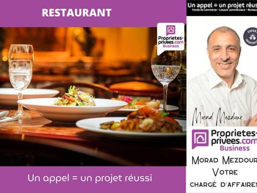 Restaurant à vendre Fonds de commerce 36 000 € 78 m² d'espace de restauration Hommelet Roubaix 59100