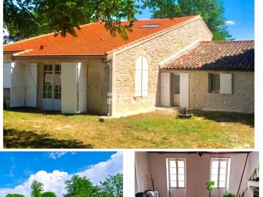 Maison de plain-pied à vendre 167 000 € 6 pièces 4 chambres 160 m² 2 045 m² de terrain Civrac-en-Médoc 33340