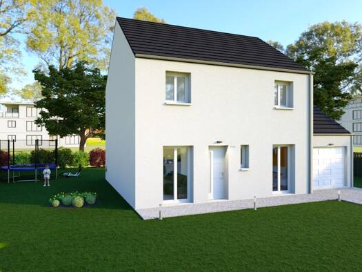 Terrain avec maison neuve à vendre 320 000 € 1 pièce 1 chambre 99 m² 450 m² de terrain Égly 91520