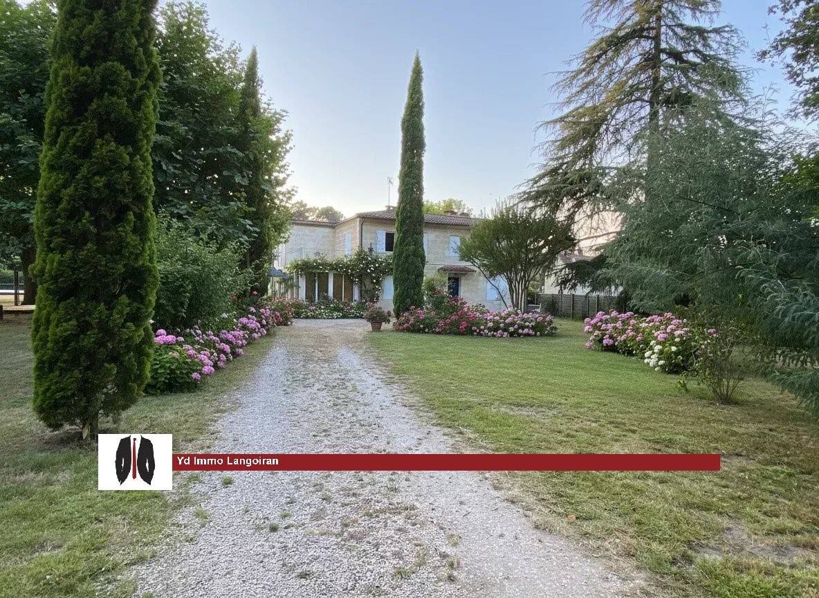 Maison à vendre, 186m², SAINT CAPRAIS DE BORDEAUX