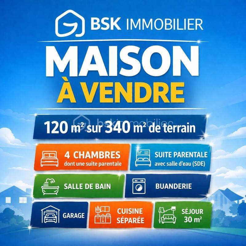 Maison à vendre, 120m², CHELLES