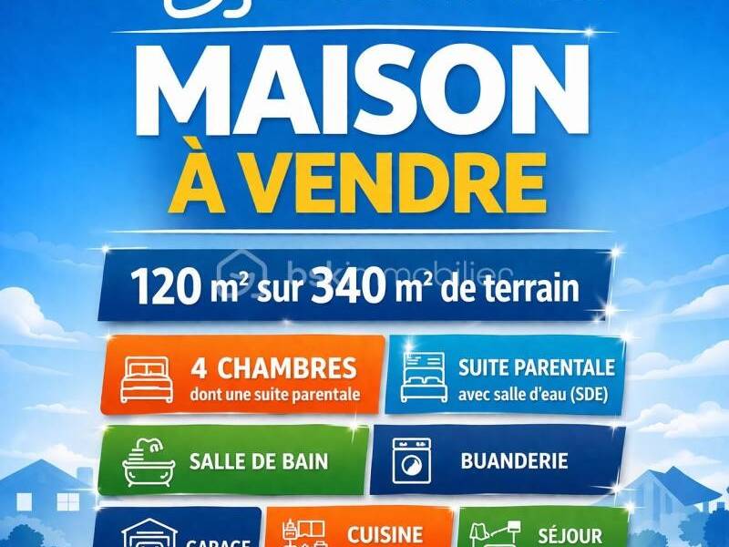 Maison à vendre, 120m², CHELLES