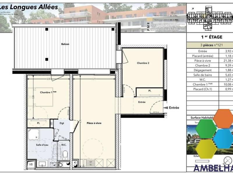 Maison à louer, 56m², SAINT JEAN DE BRAYE