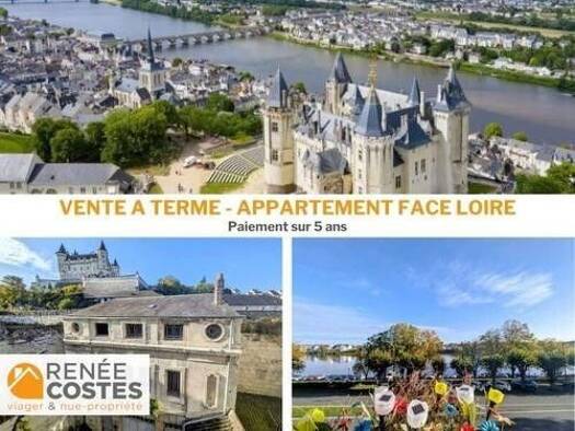 Appartement en viager occupé Bouquet 26 150 € 4 pièces 2 chambres 78 m² Étage 2/3 Delessert-Saint Louis-Nantilly Saumur 49400