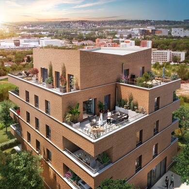 Appartement à vendre 445 000 € 5 pièces 4 chambres 125 m² Dernier étage, Étage 7/7 Pont des Demoiselles-Montaudran-La Terrasse Toulouse 31400