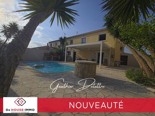 Maison à vendre 343 900 € 6 pièces 4 chambres 154 m² 428 m² de terrain Peyrestortes 66600
