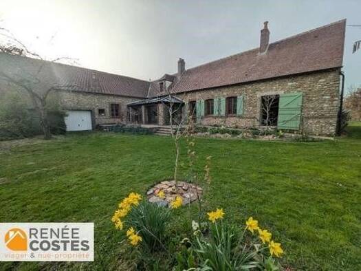 Maison en viager occupé Bouquet 26 720 € 5 pièces 3 chambres 135 m² 1 642 m² de terrain Saint Chéron-Hauts de Chartres-Puits Drouet Chartres 28000