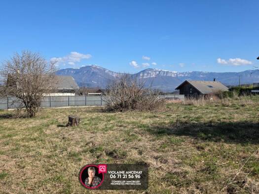 Terrain constructible viabilisé à vendre 199 000 € 735 m² de terrain Montagnole 73000
