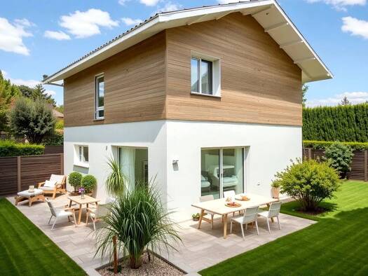 Terrain avec maison neuve à vendre 457 000 € 4 pièces 3 chambres 110 m² 700 m² de terrain Ouest et Nord Passy 74190