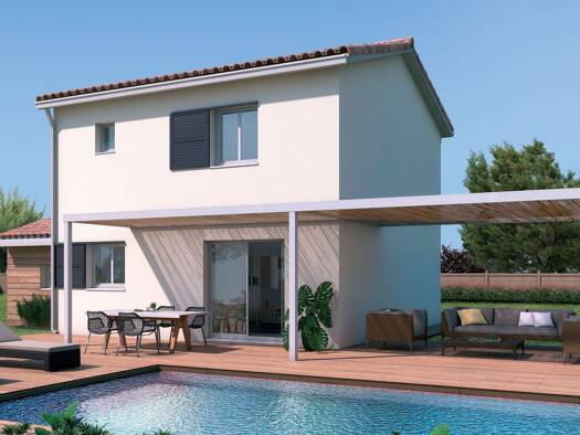 Terrain avec maison neuve à vendre 295 000 € 4 pièces 3 chambres 84 m² 250 m² de terrain Centre Ville Marsillargues 34590