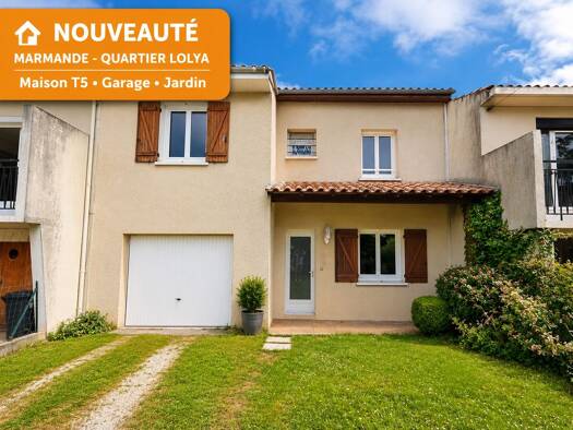 Maison à vendre 165 000 € 5 pièces 4 chambres 122,21 m² 384 m² de terrain Marmande 47200