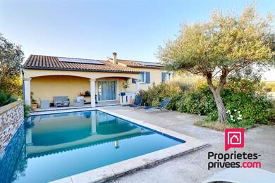 Villa à vendre 374 000 € 5 pièces 3 chambres 132 m² 2 600 m² de terrain Aigremont 30350