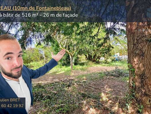Terrain à vendre 149 000 € 502 m² de terrain Samoreau 77210