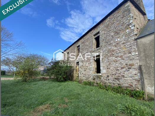 Maison à vendre 49 800 € 4 pièces 1 chambre 180 m² 450 m² de terrain Rieux 56350