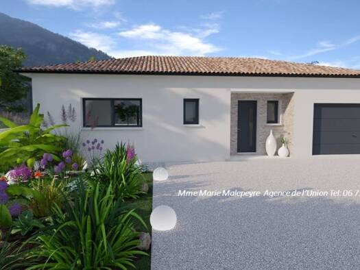 Terrain avec maison neuve à vendre 303 500 € 4 pièces 3 chambres 90 m² 468 m² de terrain Gragnague 31380