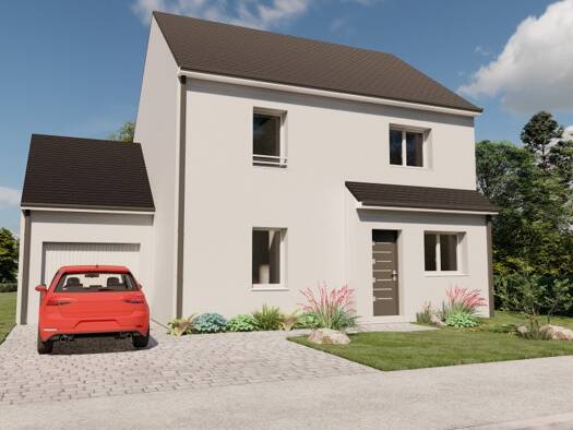 Terrain avec maison neuve à vendre 299 200 € 6 pièces 5 chambres 109 m² 450 m² de terrain Saint-Lambert-la-Potherie 49070