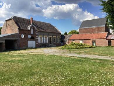 Maison à vendre 90 280 € 5 pièces 2 chambres 100 m² 1 400 m² de terrain Joncourt 02420