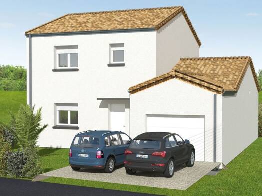 Terrain avec maison neuve à vendre 290 000 € 6 pièces 4 chambres 112,05 m² 301 m² de terrain Aigrefeuille-sur-Maine 44140