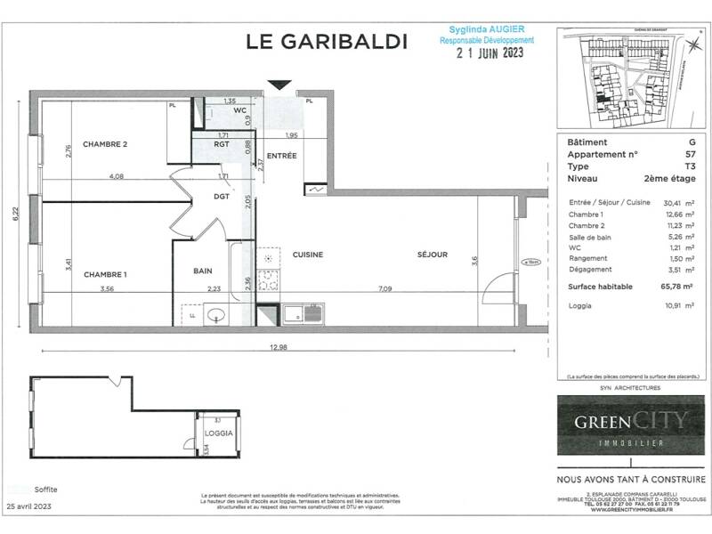 Maison à louer, 65m², TOULOUSE