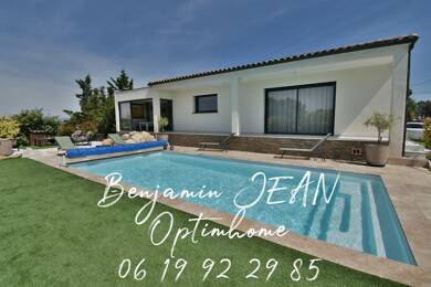 Maison de plain-pied à vendre 430 000 € 5 pièces 3 chambres 148 m² 800 m² de terrain Nissan-Lez-Enserune 34440