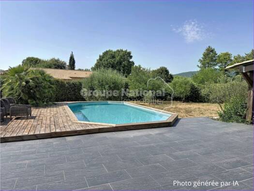 Maison de plain-pied à vendre 489 000 € 5 pièces 4 chambres 100 m² 2 000 m² de terrain Bagnols-en-Forêt 83600