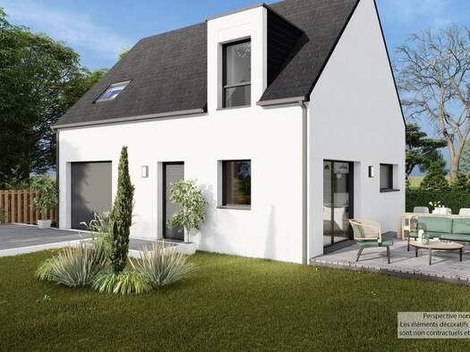 Terrain avec maison neuve à vendre 208 500 € 5 pièces 3 chambres 82 m² 356 m² de terrain Sens de Bretagne 99000