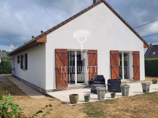 Maison de plain-pied à vendre 310 000 € 3 pièces 2 chambres 73 m² 464 m² de terrain Merlimont-Plage Merlimont 62155