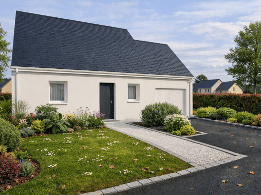 Terrain avec maison neuve à vendre 136 896 € 4 pièces 3 chambres 64 m² 449 m² de terrain Jarzé Villages 49140