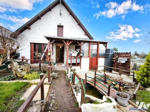 Maison de plain-pied à vendre 126 600 € 2 chambres 60 m² 100 m² de terrain Lignières-de-Touraine 37130