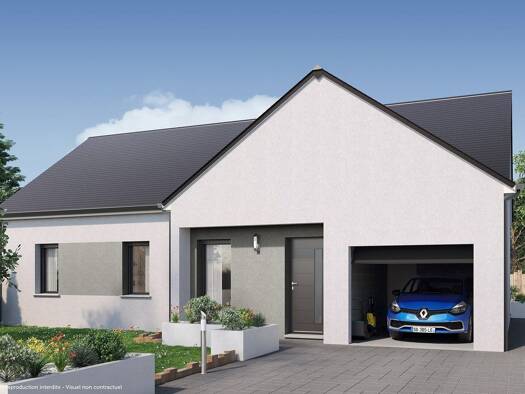 Terrain avec maison neuve à vendre 206 797 € 4 pièces 3 chambres 75 m² 3 165 m² de terrain Verrey-sous-Salmaise 21690