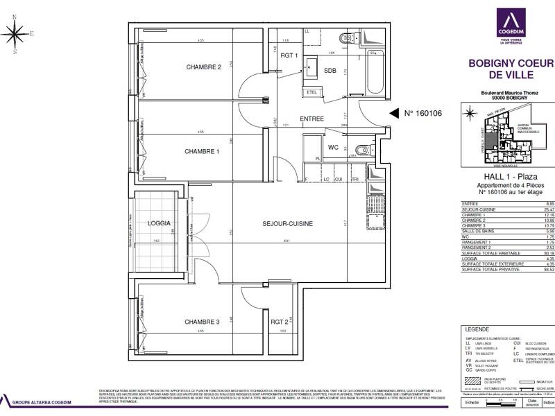 Maison à louer, 80m², BOBIGNY