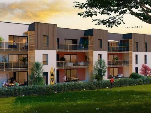 Appartement à vendre - neuf 222 000 € 3 pièces 58,51 m² Inzinzac-Penquesten-Campagne Inzinzac-Lochrist 56650
