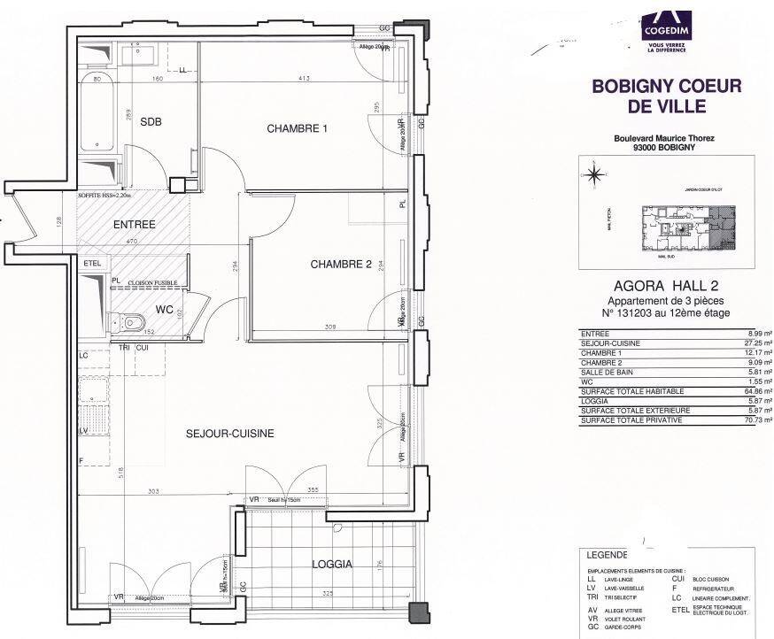 Maison à louer, 64m², BOBIGNY